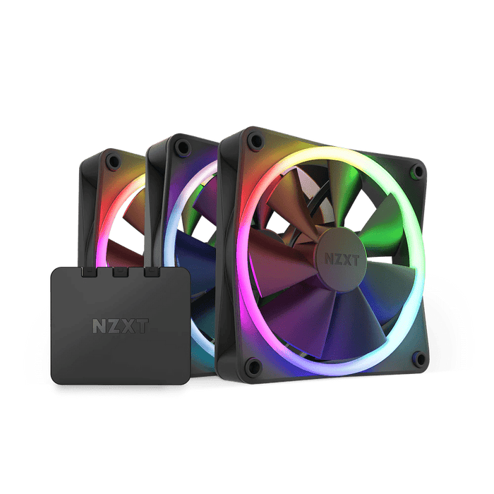 NZXT F120 RGB Black 120mm PWM Triple Pack