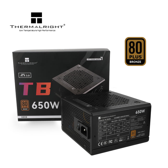 650W Thermalright TB-650S Bronze Non-Modular PSU
