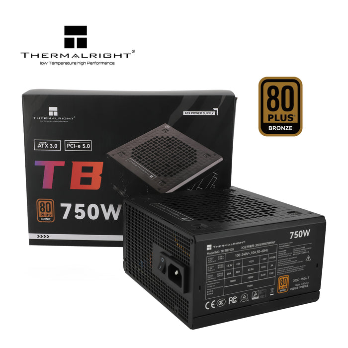 750W Thermalright TB-750S Bronze ATX 3.0 Non-Modular PSU