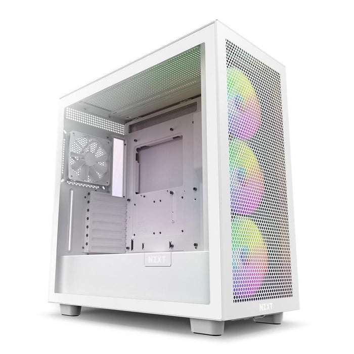 NZXT H7 Flow RGB White ATX Mid Tower PC Case