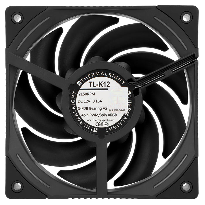 Thermalright TL-K12 Black A-RGB 120mm PWM Fan