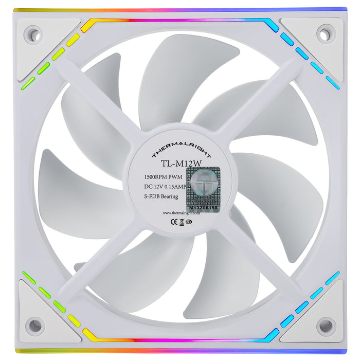 Thermalright TL-M12W White A-RGB 120mm PWM Fan