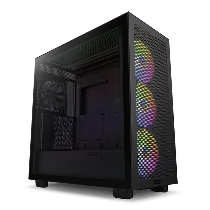 NZXT H7 Flow RGB Black ATX Mid Tower PC Case