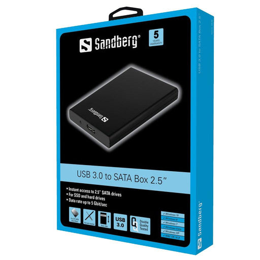 SANDBERG 2.5" USB 3.0 SATA HDD ENC