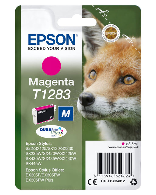 EPSON T1283 M MAGENTA INK CARTRIDGE