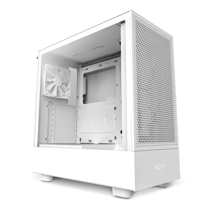 NZXT H5 Flow White ATX Mid Tower PC Case
