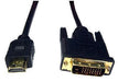 3 METRE HDMI M - DVI-D CABLE BLACK