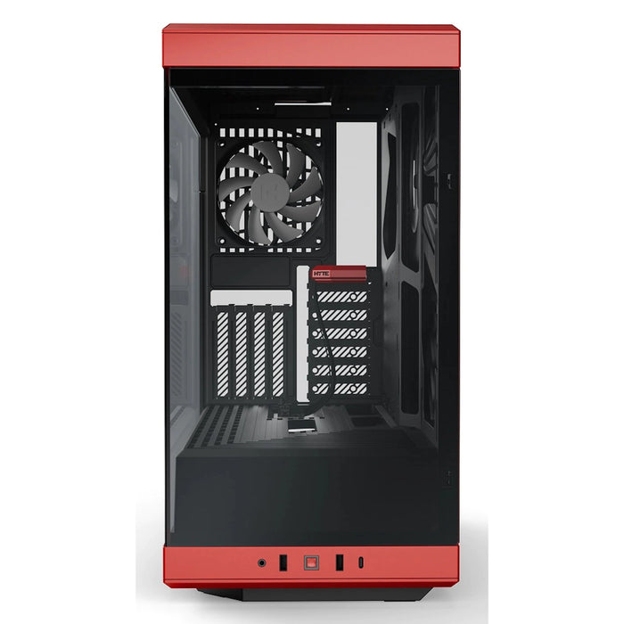 HYTE Y40 Mid Tower ATX PC Case Black/Red
