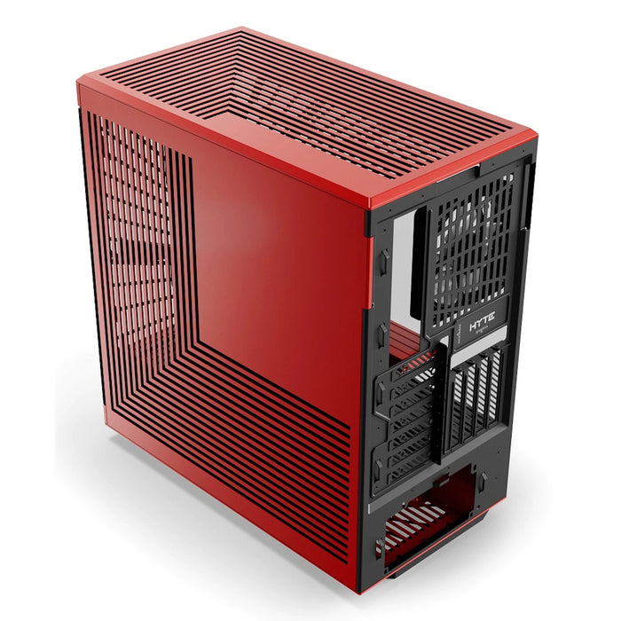 HYTE Y40 Mid Tower ATX PC Case Black/Red