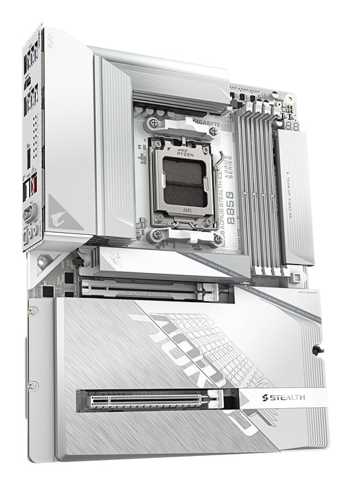 Gigabyte AORUS B850 STEALTH ICE WIFI7 ATX AM5 Motherboard