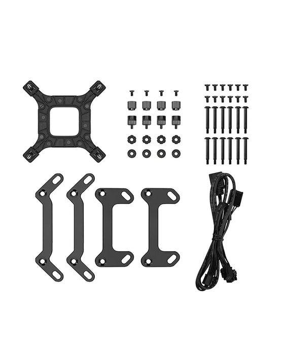 DeepCool LM360 IPS Display 360mm AIO Black Liquid Cooler