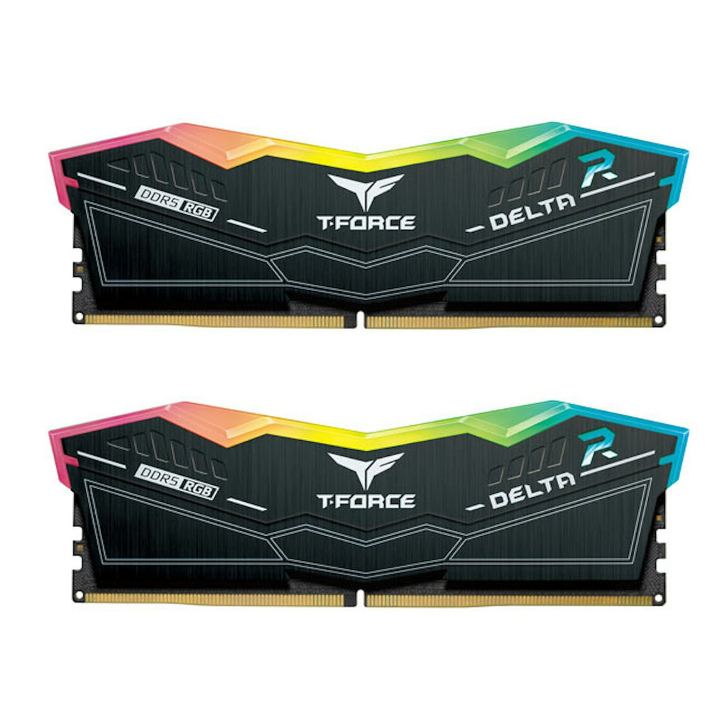 メモリー DDR5 T-Force Delta RGB CL30 6000MHz 32gb 32GB (2x16GB) DDR5 6000MHZ CL30 TeamGroup T-Force Delta RGB Black