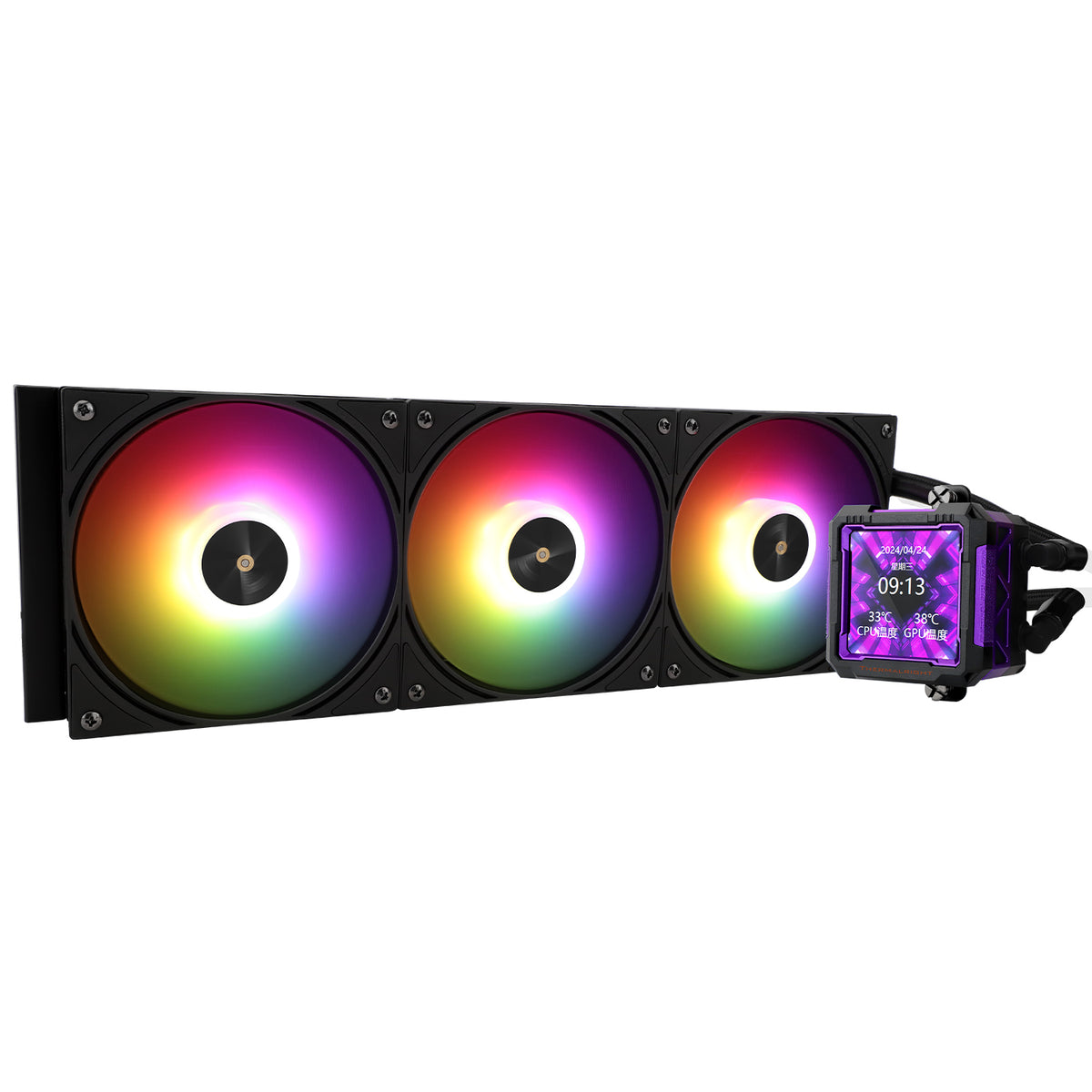 Thermalright Frozen Warframe PRO 360 Black ARGB LCD AIO Liquid Cooler w/ code