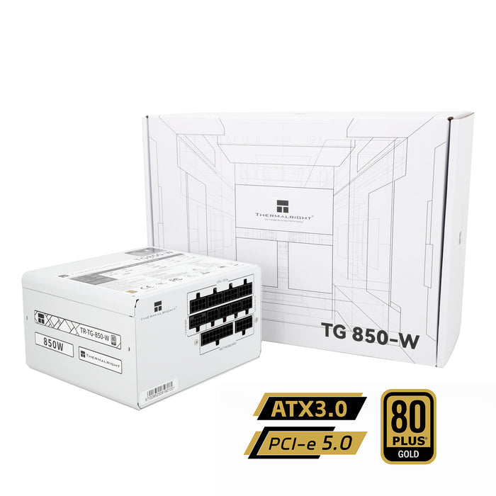 850W Thermalright TG-850-W ATX 3.0 Gold Modular PSU