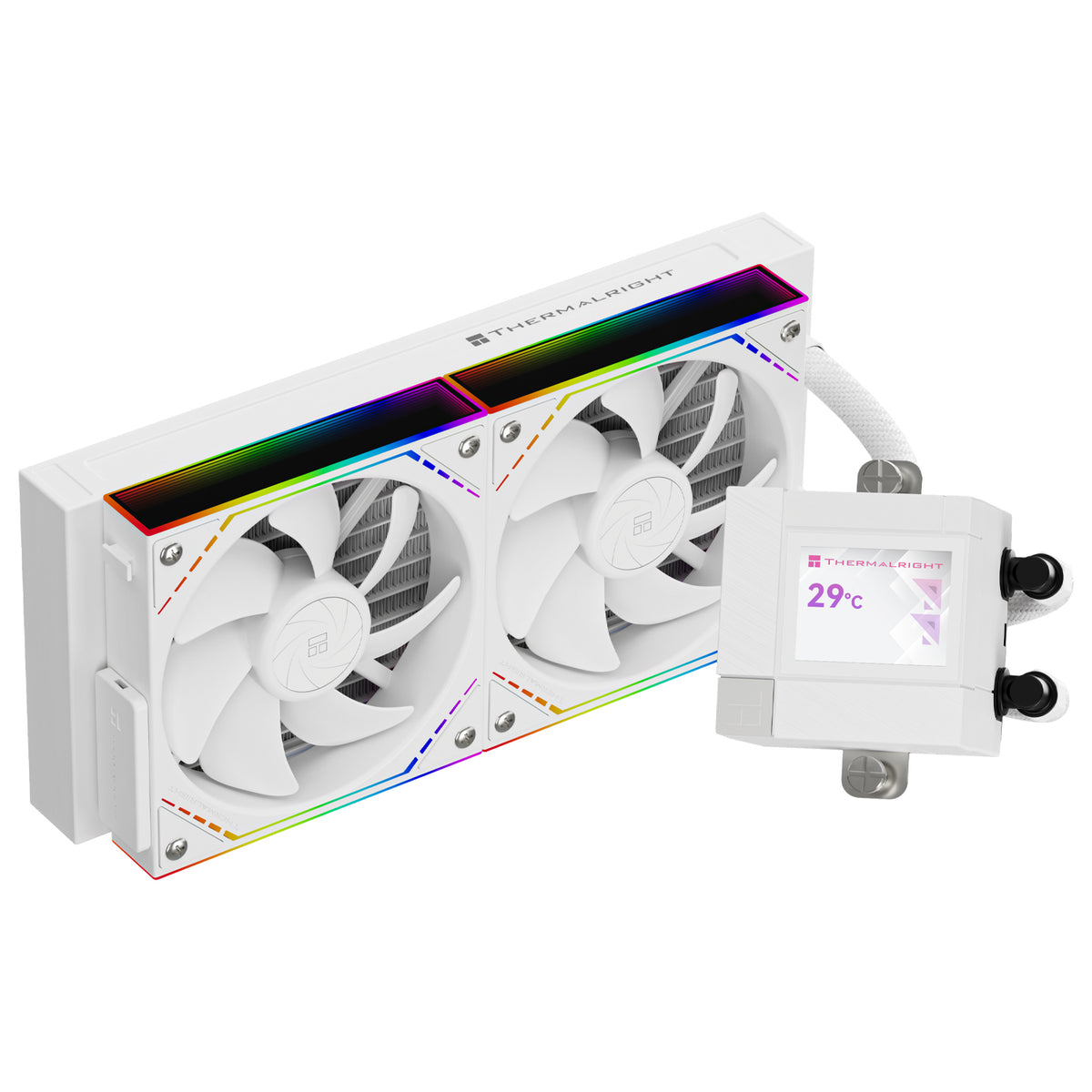 Thermalright Core Matrix 240 Vision ARGB White AIO Liquid Cooler ...