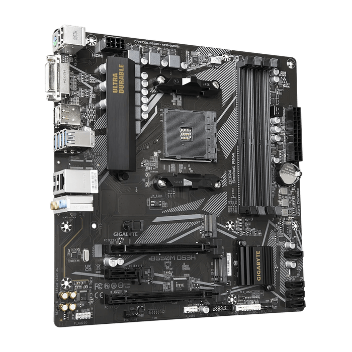 Gigabyte B550M DS3H Micro ATX AM4 Motherboard