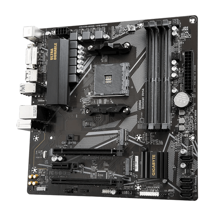 Gigabyte B550M DS3H Micro ATX AM4 Motherboard