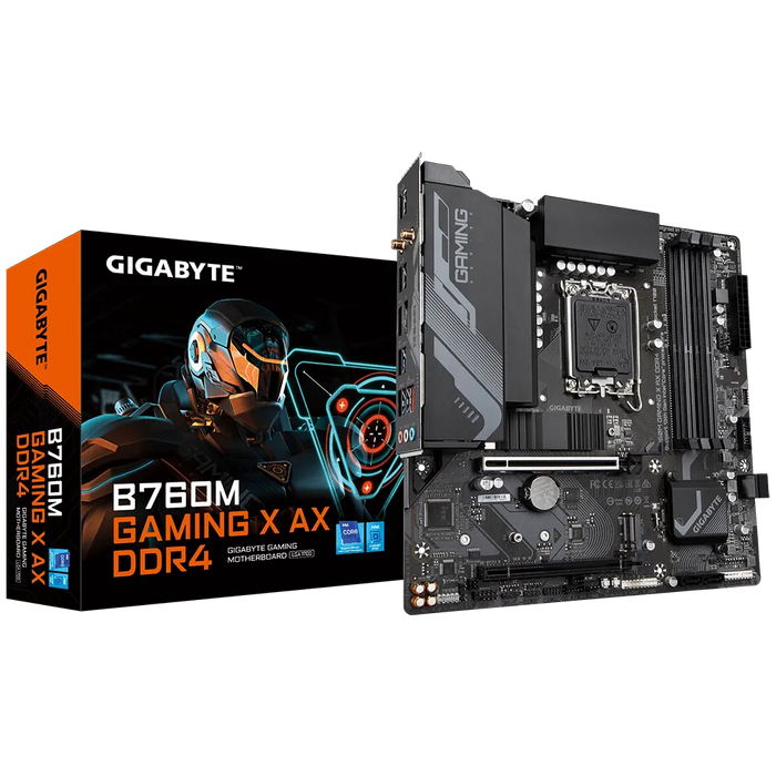 Gigabyte B760M Gaming X AX DDR4 mATX LGA1700 Motherboard