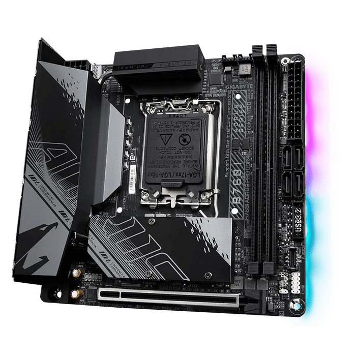 Gigabyte B760I AORUS PRO DDR4 Mini ITX LGA 1700 Motherboard