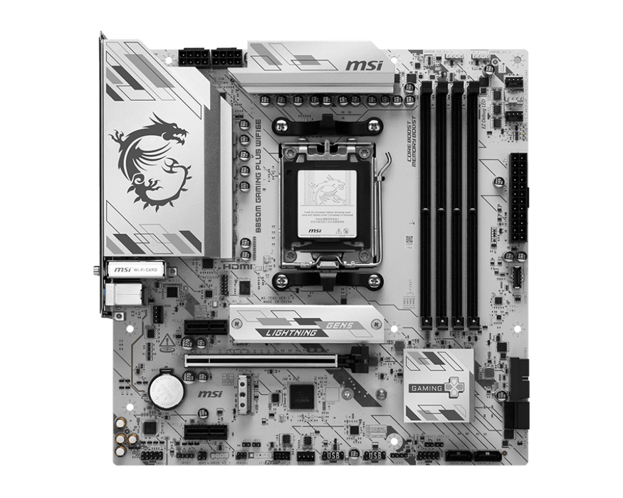 MSI B850M Gaming Plus WIFI6E Micro-ATX AM5 Motherboard