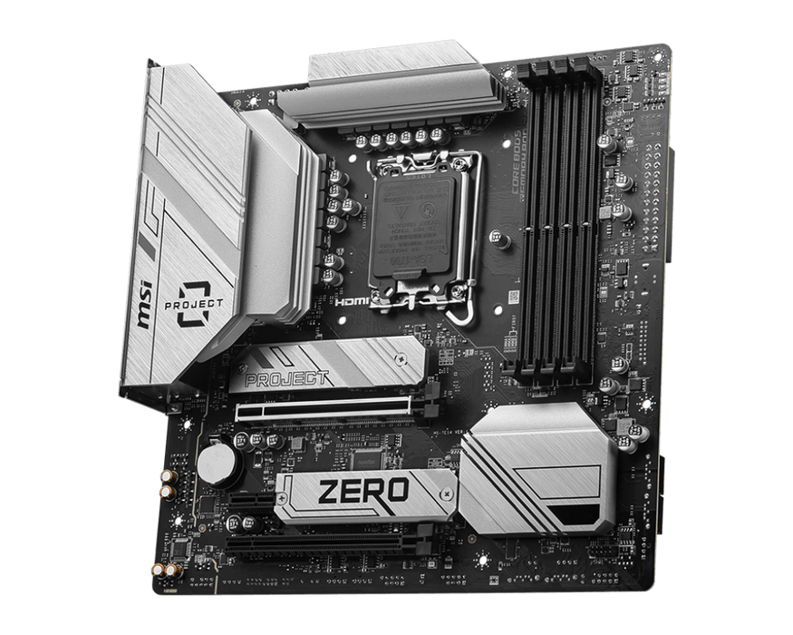 MSI B760M Project Zero WIFI DDR5 Micro-ATX Motherboard