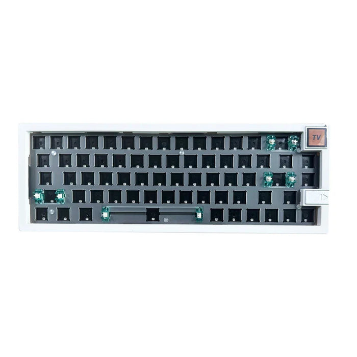 Zuoya GMK67S 65% ANSI Keyboard Barebones White