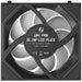 Lian Li UNI FAN SLINF LCD FLEX 120mm Fan - Black