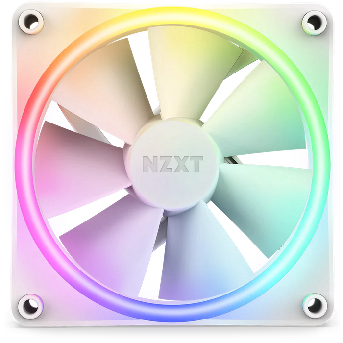 NZXT F120 RGB DUO White 120mm PWM Fan