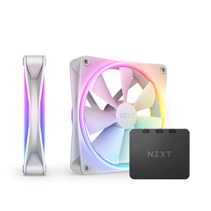 NZXT F140 RGB DUO White 140mm PWM Twin Pack