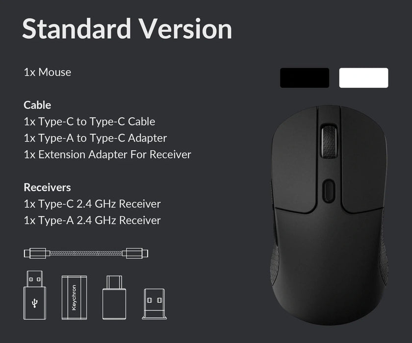 Keychron M3 Lightweight Wireless Mouse