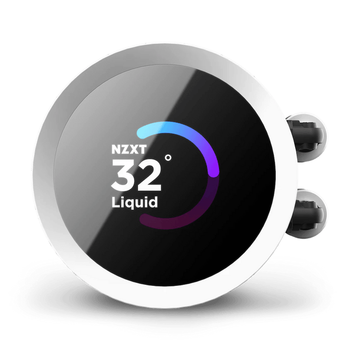 NZXT Kraken 240 RGB White 240mm LCD AIO Liquid Cooler
