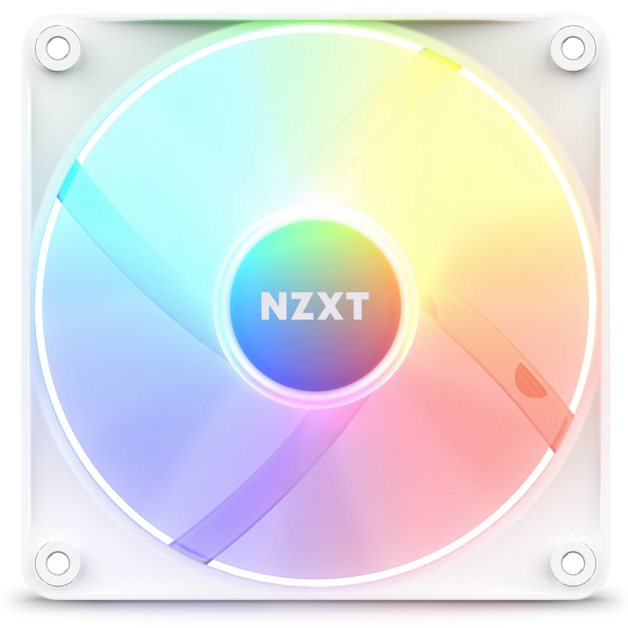 NZXT F120 RGB Core White 120mm PWM Fan