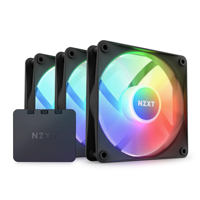 NZXT F120 RGB Core Black 120mm PWM Triple Pack