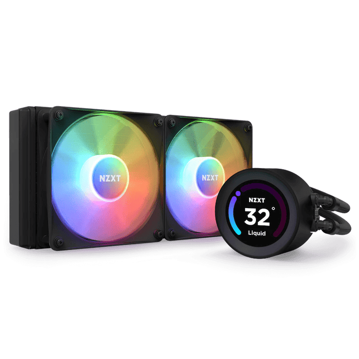 NZXT Kraken 240 Elite RGB Black 240mm LCD AIO Liquid Cooler