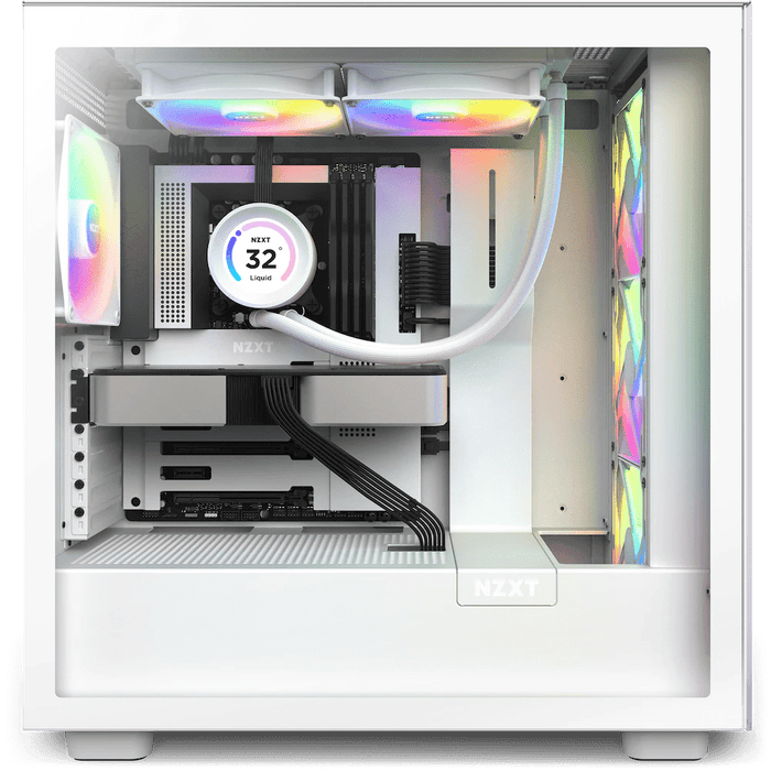 NZXT Kraken 280 Elite RGB White 280mm LCD AIO Liquid Cooler