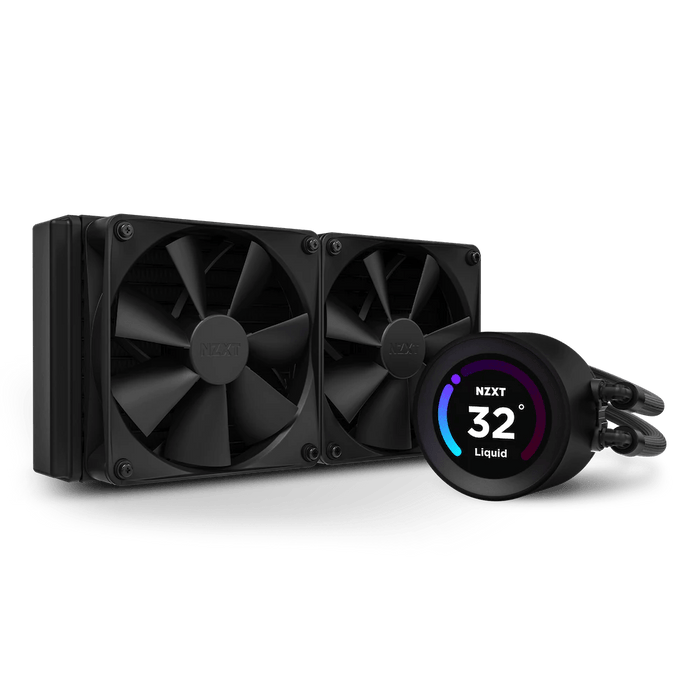 NZXT Kraken 240 Elite Black 240mm LCD AIO Liquid Cooler