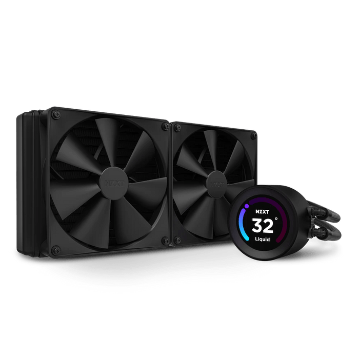NZXT Kraken 280 Elite Black 280mm LCD AIO Liquid Cooler
