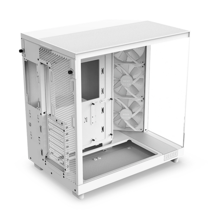 NZXT H6 Flow RGB White Dual Chamber ATX Case