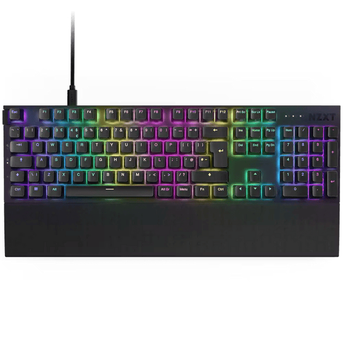 NZXT Function 2 RGB Fullsize Black ISO UK Mechanical Keyboard