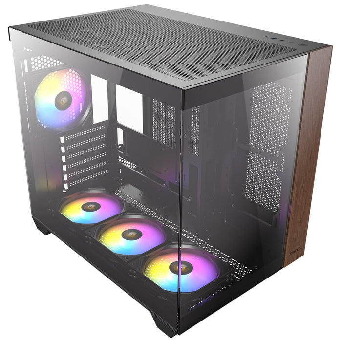 Antec CX800 Wood ARGB Black ATX PC Case