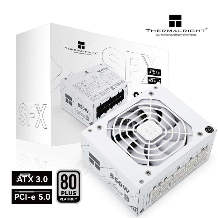 850W Thermalright TPFX-850W White ATX 3.0 Platinum Modular SFX PSU