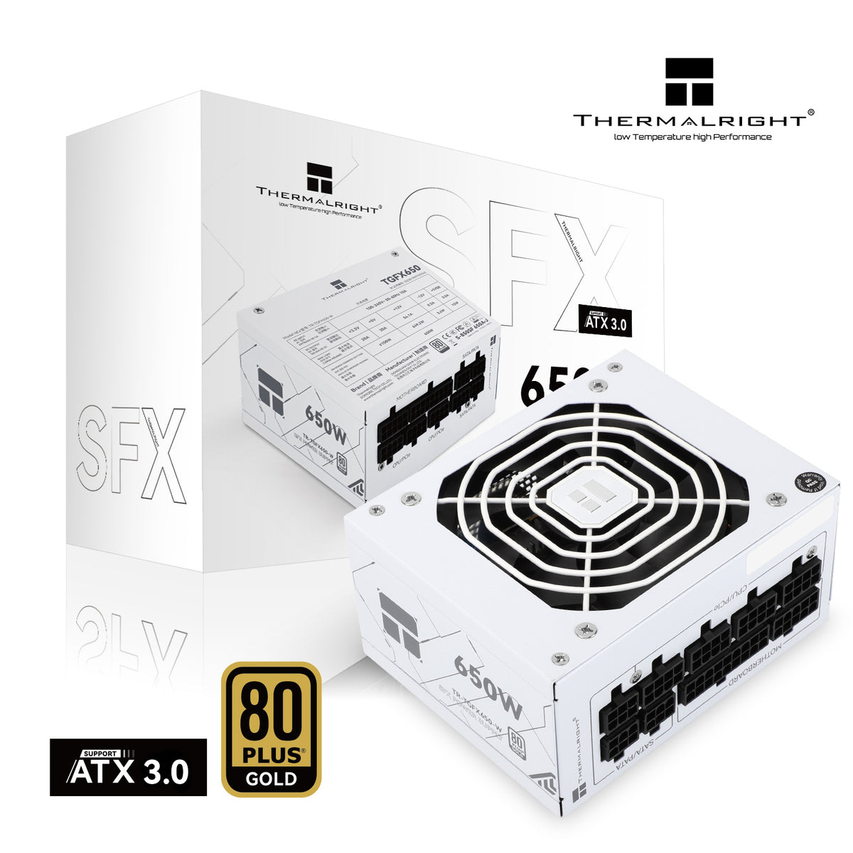 650W Thermalright TGFX-650W White Gold Modular SFX PSU — Computer