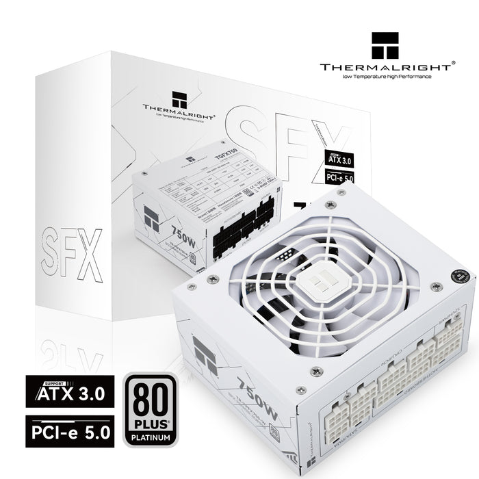 750W Thermalright TPFX-750W White ATX 3.0 Platinum Modular SFX PSU