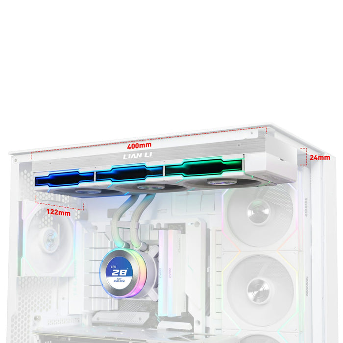 Lian Li HydroShift II LCD-C 360TL White 360mm AIO Liquid Cooler