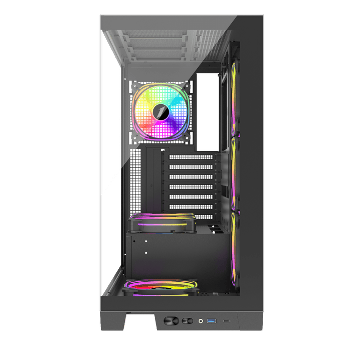 1st Player MIKU Mi8 ARGB Black ATX Case