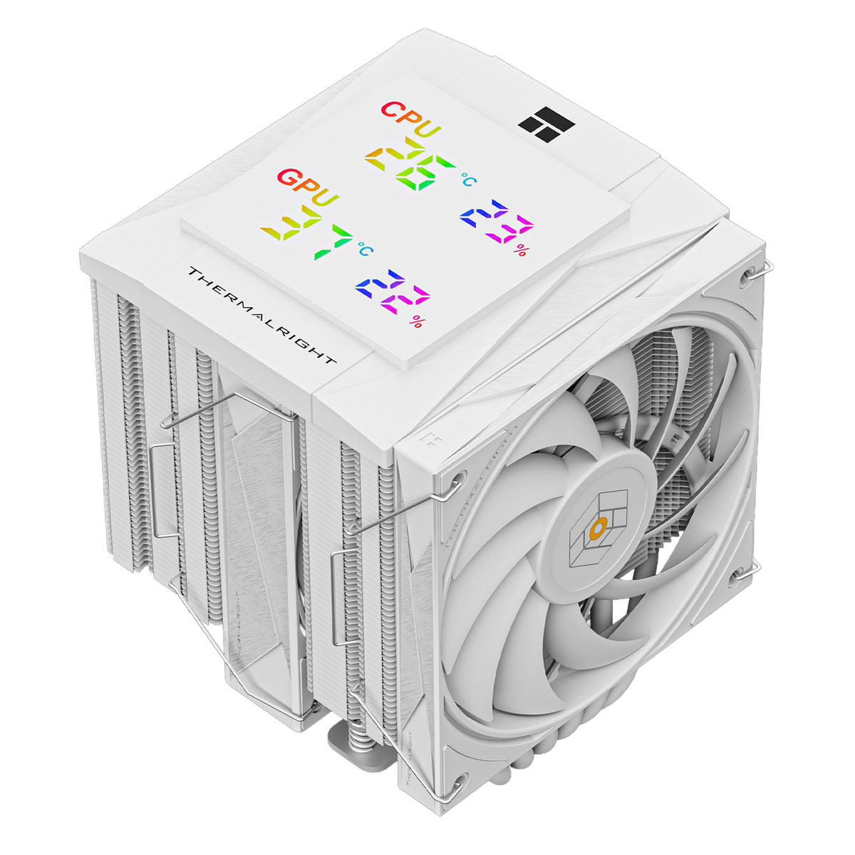 Thermalright Royal Knight 120 Digital White Dual Tower Air Cooler ...