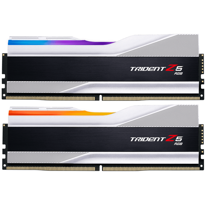 32GB (2x16GB) DDR5 6400MHZ CL32 G.Skill Trident Z5 Silver RGB RAM