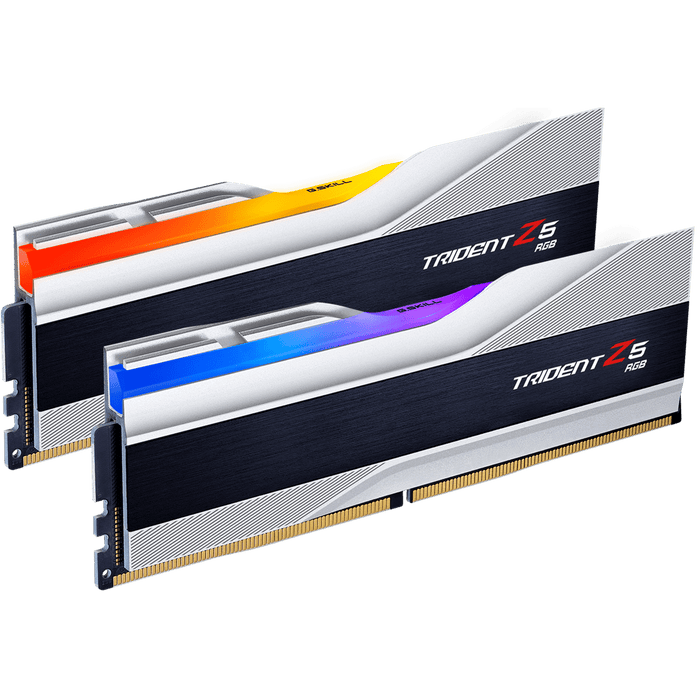 32GB (2x16GB) DDR5 7800MHZ CL36 G.Skill Trident Z5 Silver RGB RAM