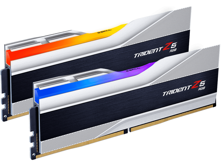 32GB (2x16GB) DDR5 7800MHZ CL36 G.Skill Trident Z5 Silver RGB RAM