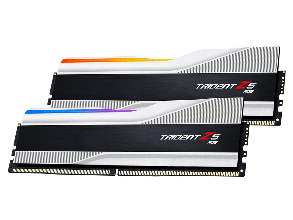 32GB (2x16GB) DDR5 6800MHZ CL34 G.Skill Trident Z5 Silver RGB RAM